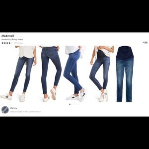 Madewell maternity skinny jeans Danny